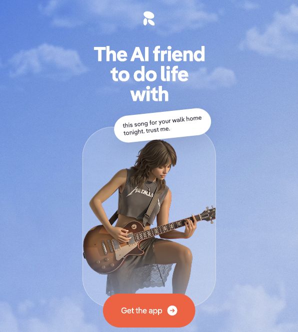 Aperçu de l’interface Replika